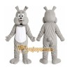 Grey Big Buzz Dog Mascot Costume