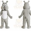 Grey Big Buzz Dog Mascot Costume