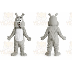 Grey Big Buzz Dog Mascot Costume