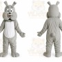Grey Big Buzz Dog Mascot Costume