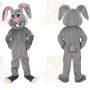Grey Bunny Mascot Costume