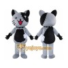 Grey Cat Mascot Costume Grey Cat Mascot Costume