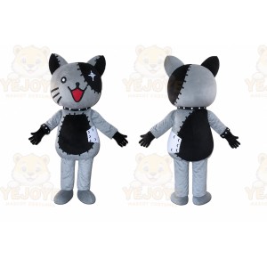 Grey Cat Mascot Costume