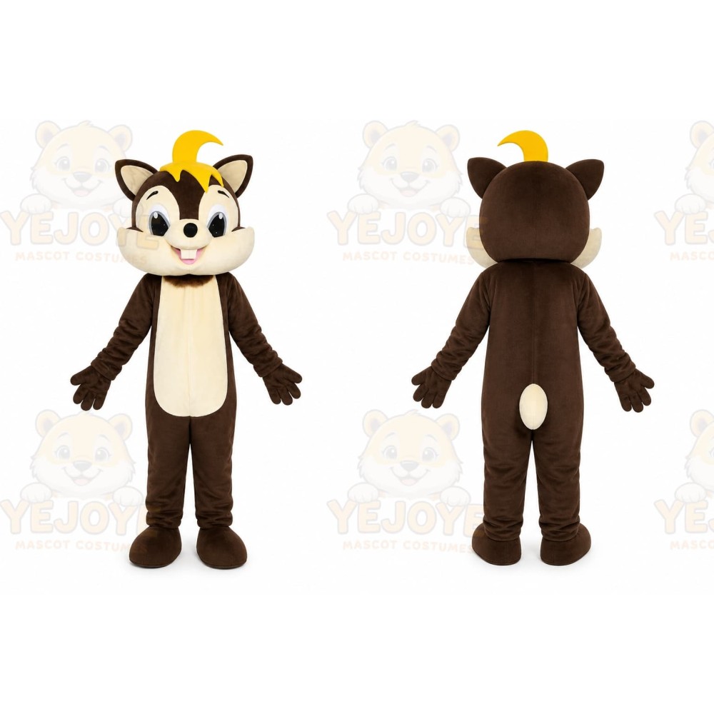 Grey Chip Chipmunk Squirrel Mascot Costume