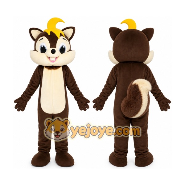 Grey Chip Chipmunk Squirrel Mascot Costume
