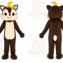 Grey Chip Chipmunk Squirrel Mascot Costume