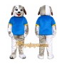 Grey Dog Mascot Costume for Adult
