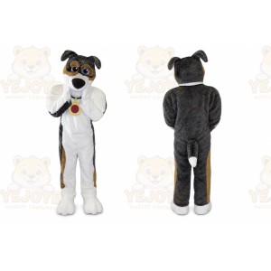 Grey Dog Skeeter Mascot Costume