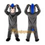 Grey Donkey Ass Mascot Costume for Adult