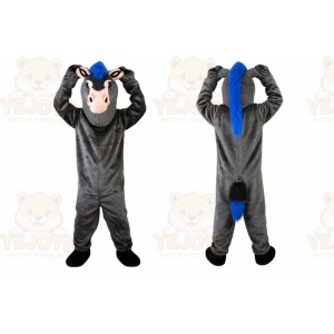 Grey Donkey Ass Mascot Costume