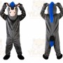 Grey Donkey Ass Mascot Costume
