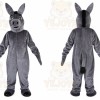 Grey Donkey Mascot Costume for Adult