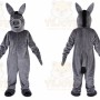 Grey Donkey Mascot Costume for Adult