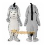 Grey Donkey Mascot Costume