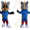 Grey Fox Costume Cosplay Outfits Adult Cartoon Mascot Costume