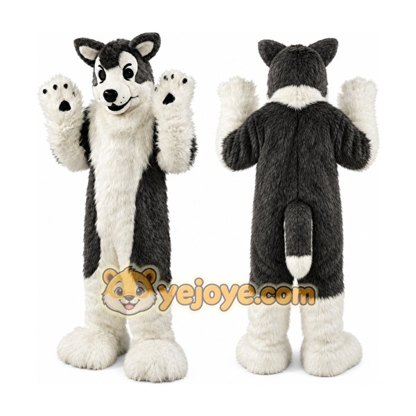 Grey Fox Mascot Costume