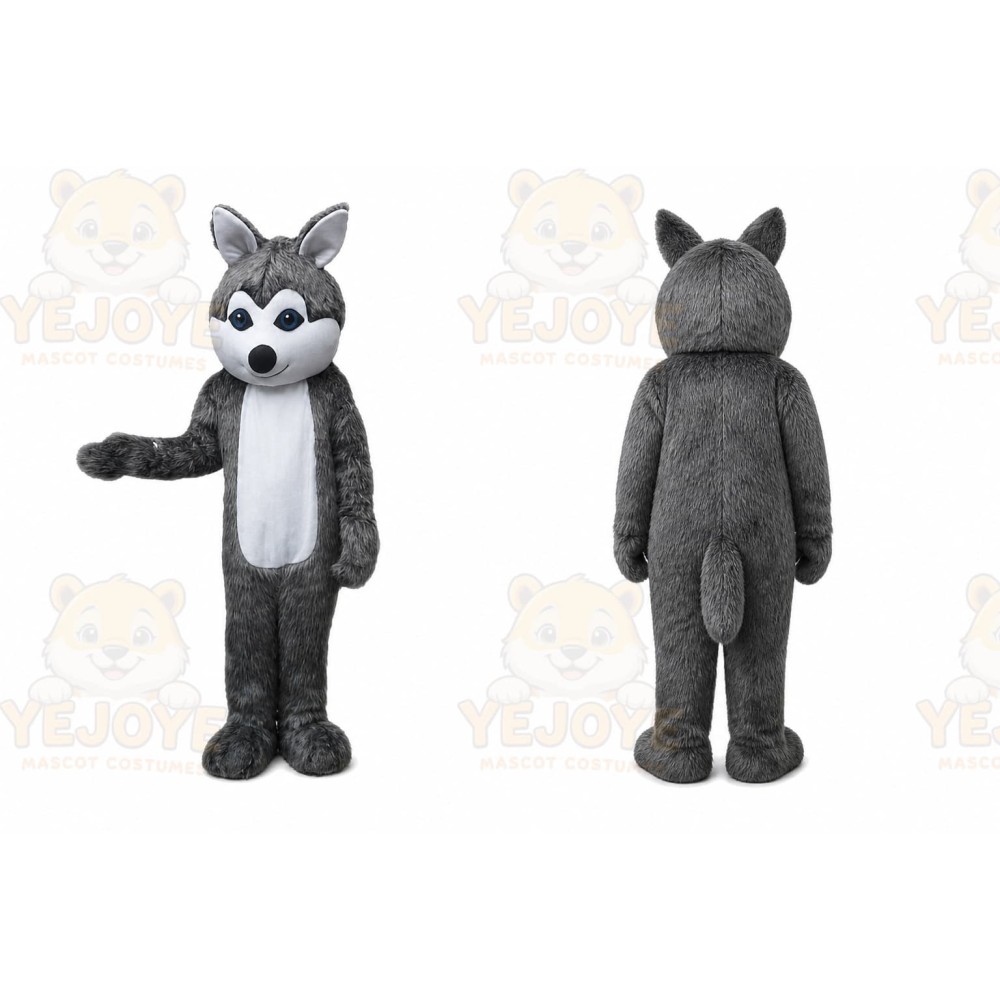 Grey Hamster Cat Mascot Costume for Adult
