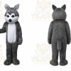 Grey Hamster Cat Mascot Costume for Adult