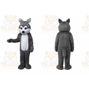 Grey Hamster Cat Mascot Costume for Adult