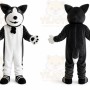 Grey Husky Mascot Costume