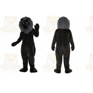 Grey Lion Mascot Costume