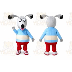 Grey Mouse Mascot Costume