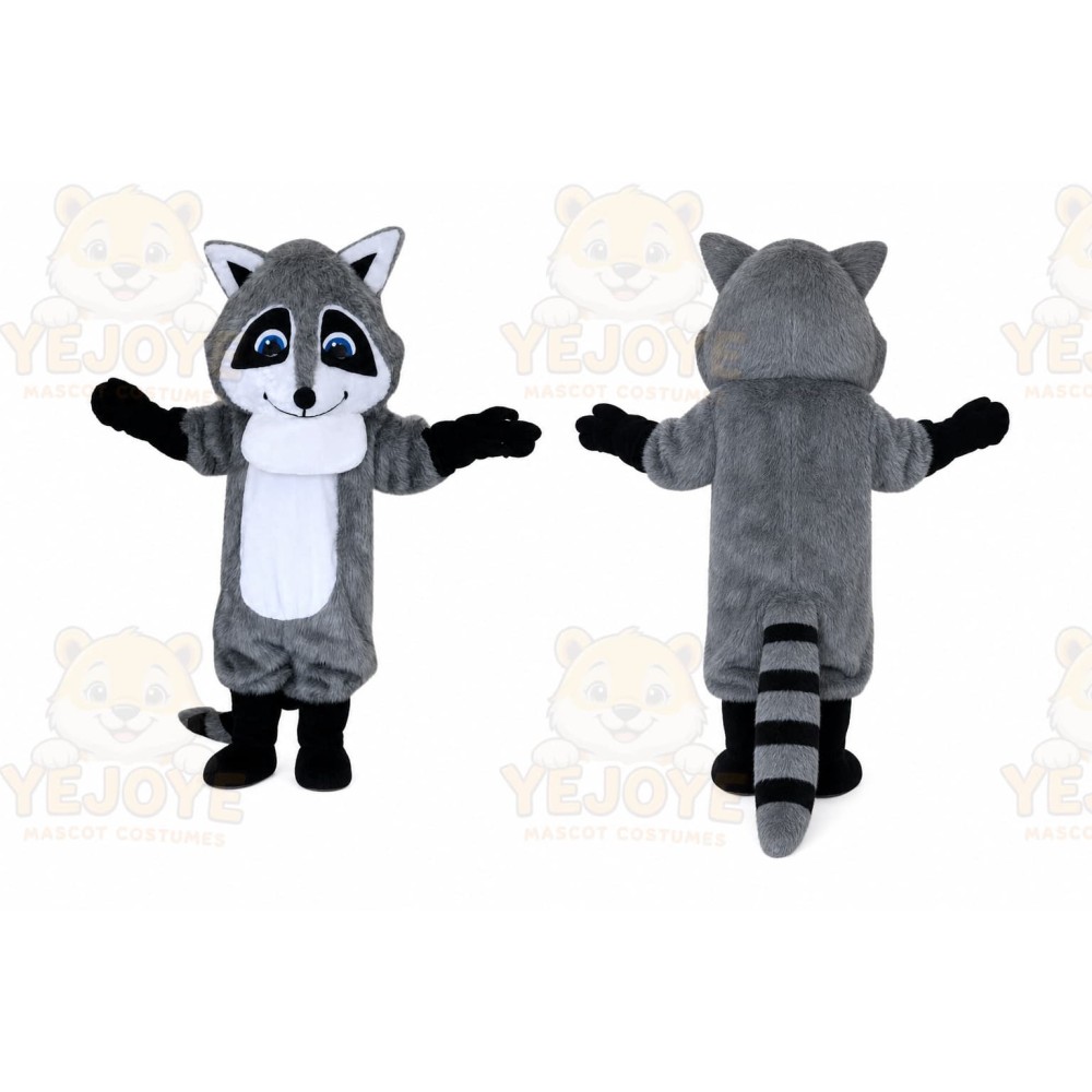 Grey Raccoon Coati Mascot Costume