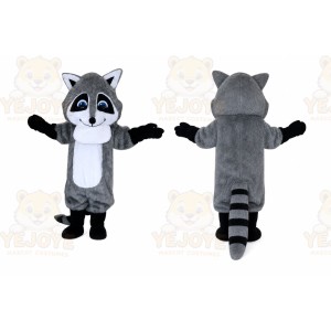 Grey Raccoon Coati Mascot Costume