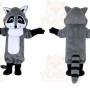 Grey Raccoon Coati Mascot Costume