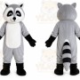 Grey Raccoon Mascot Costume
