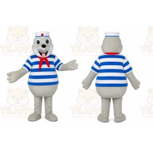 Grey Sea Lion Mascot Costume
