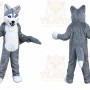 Grey Wolf Mascot Costume for Adult