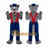 Grey Wolf Mascot Costume