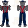 Grey Wolf Mascot Costume