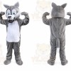 Grey Wolf Timberjack Mascot Costume