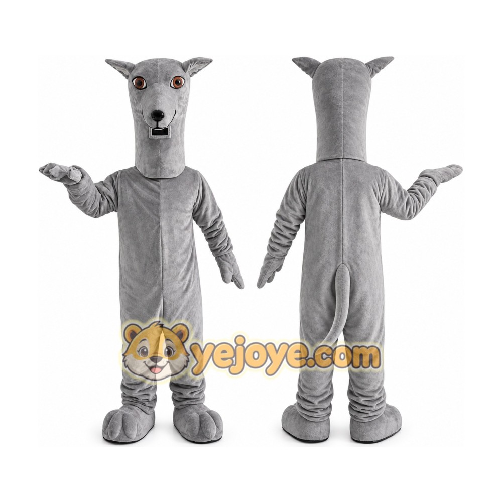 Greyhound Dog Mascot Hound Dog Costume for Adult Greyhound Dog Mascot Hound Dog Costume for Adult