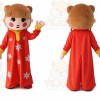 Arab Girl Mascot Costume Red Dress Girl Costumes