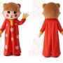Arab Girl Mascot Costume Red Dress Girl Costumes