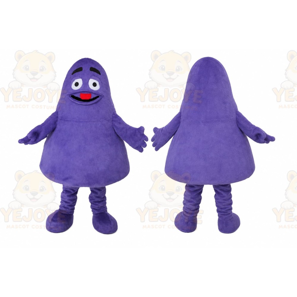 Grimace Purple Monster Mascot Costume