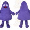 Grimace Purple Monster Mascot Costume