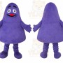 Grimace Purple Monster Mascot Costume