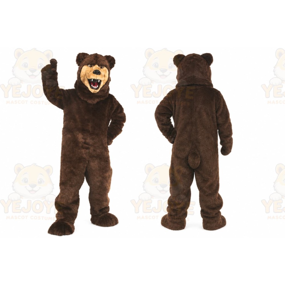 Grizzly Bear Mascot Costume