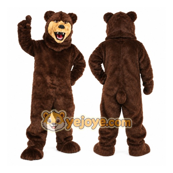 Grizzly Bear Mascot Costume