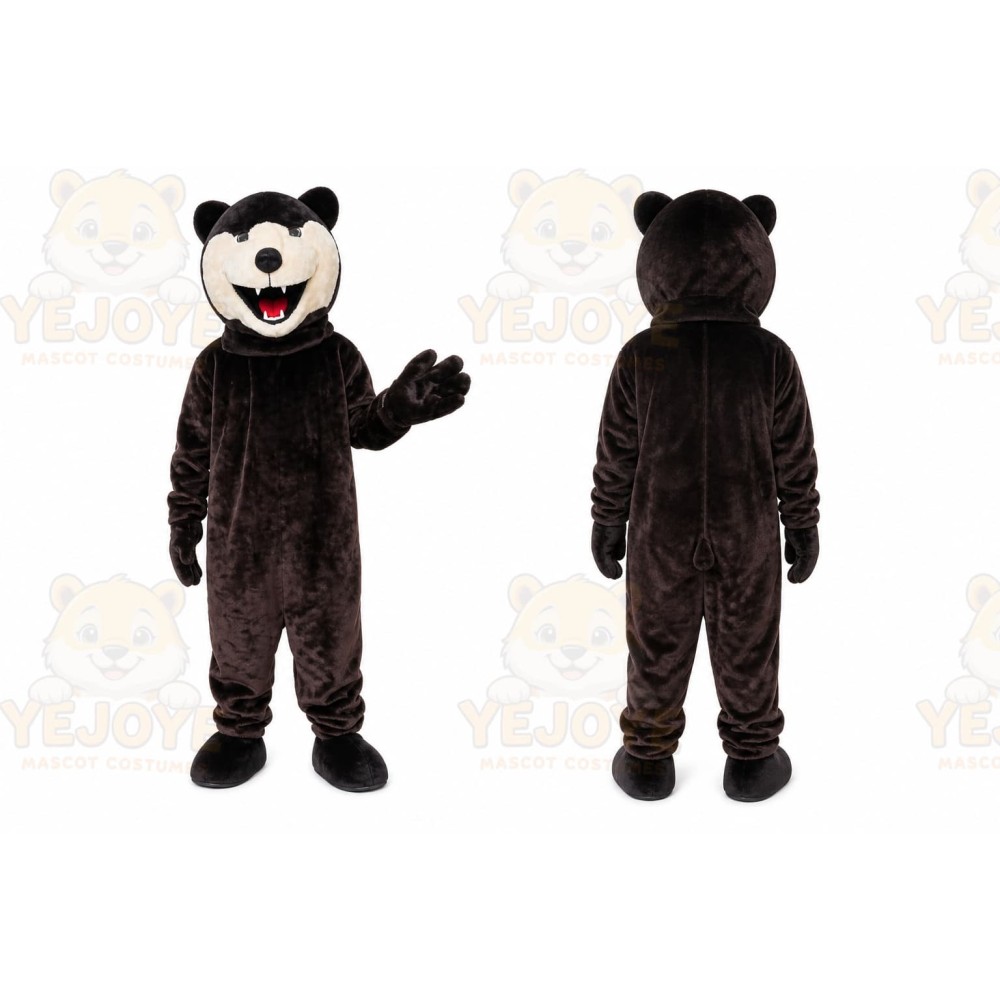 Grizzy Bear Mascot Costume Brown Bear