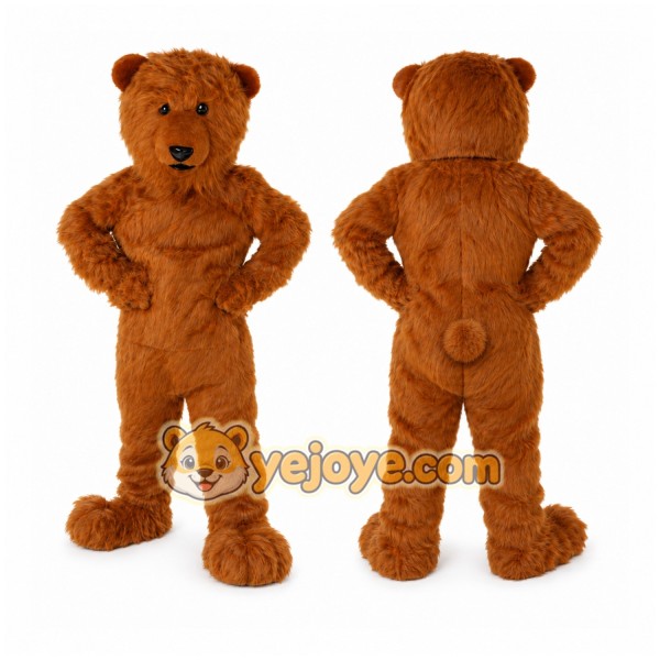 Grizzy Bear Mascot Costume