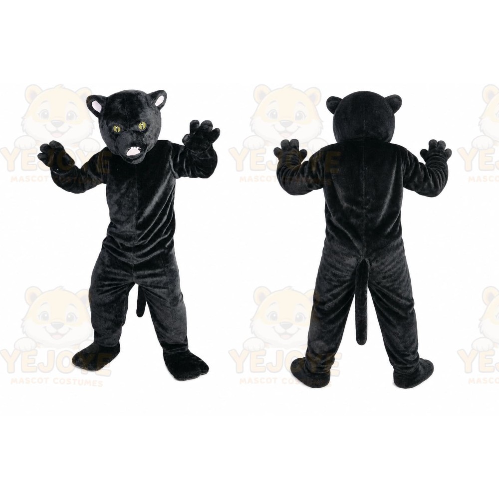 Halloween Black Panther Mascot Costume