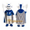 Halloween Blue Devil Mascot Costume Halloween Blue Devil Mascot Costume