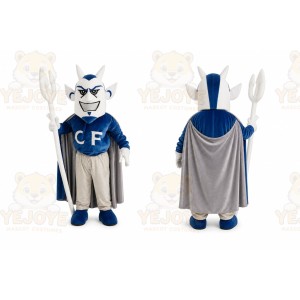 Halloween Blue Devil Mascot Costume