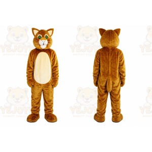 Halloween Brown Cat Mascot Costume