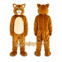 Halloween Brown Cat Mascot Costume